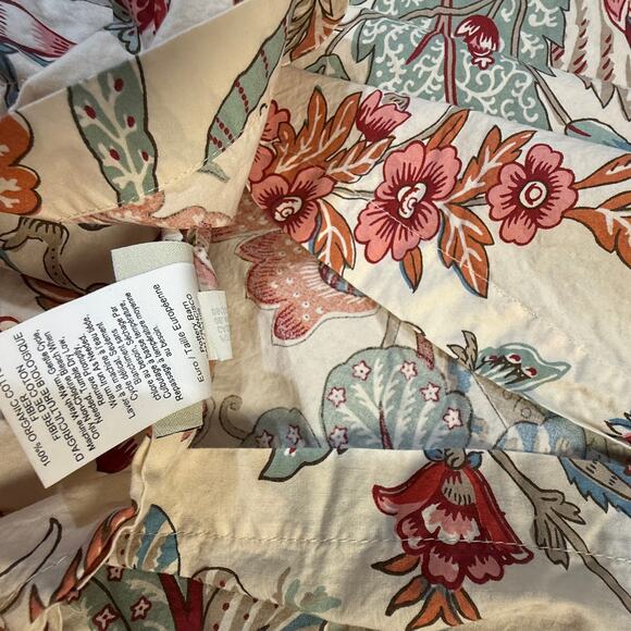 Pottery Barn Dierder Lot of 3 Pillow Shams Palampore Cotton  Floral Euro PP7 - Picture 9 of 13